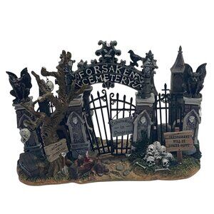 LEMAX 43421 Forsaken Cemetery Gate Table Accent 2004